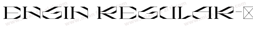 Engin Regular字体转换